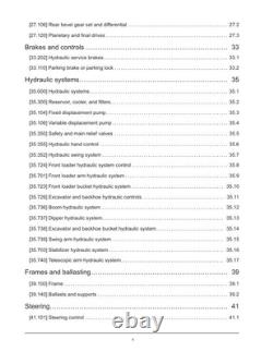 New Holland B95C, B95C LR, B95C TC, B110C Tier 4B Tractor Backhoe Service Manual