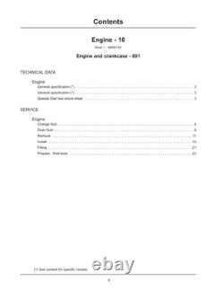 New Holland B95C, B95C LR, B95C TC, B110C Tier 4B Tractor Backhoe Service Manual