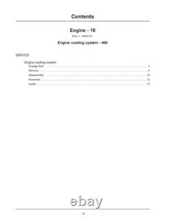 New Holland B95C, B95C LR, B95C TC, B110C Tier 4B Tractor Backhoe Service Manual