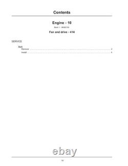 New Holland B95C, B95C LR, B95C TC, B110C Tier 4B Tractor Backhoe Service Manual