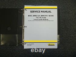 New Holland B95C B95C LR Tier 4B Final Tractor Loader Backhoe Service Manual