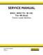 New Holland B95C, B95C TC, B110C Tier 4B Tractor Loader Backhoe Service Manual