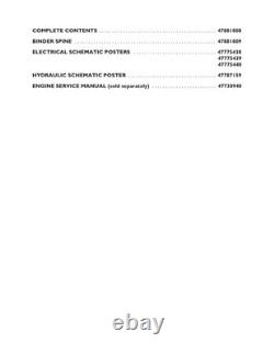 New Holland B95C, B95C TC, B110C Tier 4B Tractor Loader Backhoe Service Manual