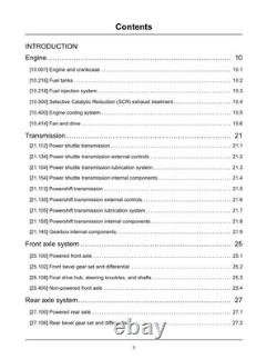New Holland B95C, B95C TC, B110C Tier 4B Tractor Loader Backhoe Service Manual