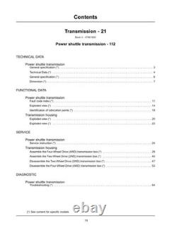 New Holland B95C, B95C TC, B110C Tier 4B Tractor Loader Backhoe Service Manual