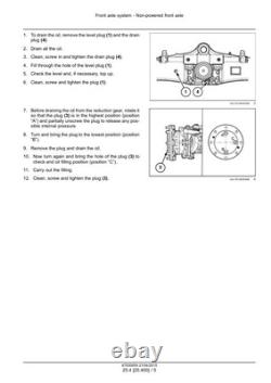 New Holland B95C, B95C TC, B110C Tier 4B Tractor Loader Backhoe Service Manual
