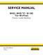 New Holland B95D B110D Tractor Loader Backhoe Service Manual 92061181 PDF/USB