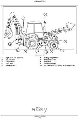 New Holland B95c B95c Tc B110c Tier 4b Tractor Backhoe Loader Service Manual