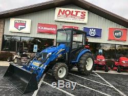 New Holland Boomer 3045 Compact Tractor With Loader And Cab 4x4 840 Hrs Gear