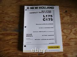 New Holland C175 Compact Track Loader Electrical Wiring Troubleshooting Manual