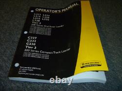 New Holland C227 C232 C238 Tier 3 200 Series Track Loader Operator Manual xz