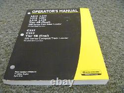 New Holland C227 C232 Tier 4B Track Loader Owner Operator Maintenance Manual