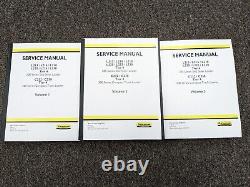 New Holland C232 C238 Tier 4 Compact Track Loader Shop Service Repair Manual Set