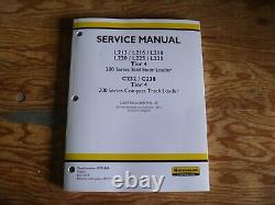 New Holland C232 C238 Tier 4 Track Loader Electrical Wiring Diagrams Manual