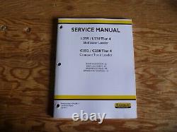 New Holland C232 C238 Tier 4 Track Loader Transmission Service Repair Manual