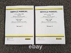 New Holland C232 C238 Tier 4A Compact Track Loader Service Repair Manual Set