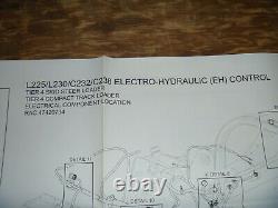 New Holland C232 C238 Track Loader EH Component Electrical Wiring Diagram Manual