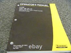 New Holland C245 4B 200 Series Track Loader Owner Operator Maintenance Manual