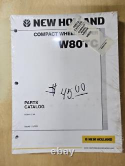 New Holland, Compact Wheel Loader W80TC, Parts Catalog. 11/2005, in wrapper