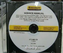 New Holland Construction L2113 / L216 Service Manual On CD 47714403-cd