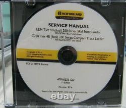New Holland Construction Service Manual For Loaders On CD 47916233-cd