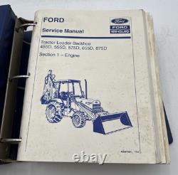 New Holland D Series Tlb Tractor Manual Mvol 2 40045541 455d 555d 575d 655d 675d