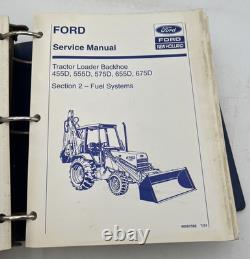New Holland D Series Tlb Tractor Manual Mvol 2 40045541 455d 555d 575d 655d 675d