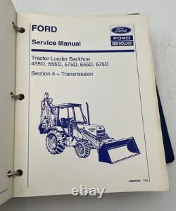 New Holland D Series Tlb Tractor Manual Mvol 2 40045541 455d 555d 575d 655d 675d