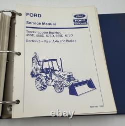 New Holland D Series Tlb Tractor Manual Mvol 2 40045541 455d 555d 575d 655d 675d