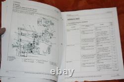 New Holland EC-130 excavator printed service manual & binder free ship