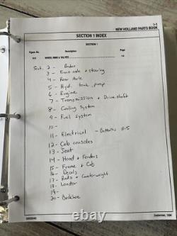New Holland Ford 555E 575E 655E 675E Backhoe Parts Catalog Manual Book COPY