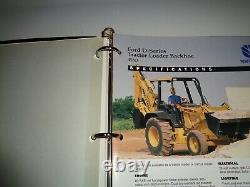 New Holland Ford Industrial Equipment Sales Manual Tractor Backhoe Skid Loader