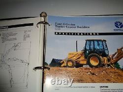 New Holland Ford Industrial Equipment Sales Manual Tractor Backhoe Skid Loader