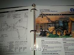 New Holland Ford Industrial Equipment Sales Manual Tractor Backhoe Skid Loader