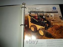 New Holland Ford Industrial Equipment Sales Manual Tractor Backhoe Skid Loader