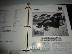 New Holland Ford Industrial Equipment Sales Manual Tractor Backhoe Skid Loader