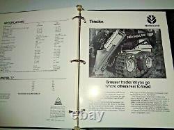 New Holland Ford Industrial Equipment Sales Manual Tractor Backhoe Skid Loader