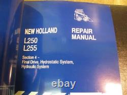 New Holland Ford L250 L255 Skid Steer Loader Repair Service Manual