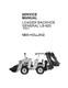 New Holland General LB-620 Loader Backhoe Service Manual Repair Shop Book