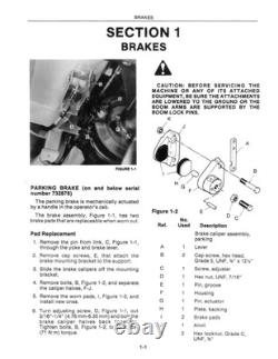 New Holland General LB-620 Loader Backhoe Service Manual Repair Shop Book