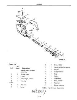 New Holland General LB-620 Loader Backhoe Service Manual Repair Shop Book
