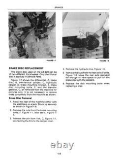 New Holland General LB-620 Loader Backhoe Service Manual Repair Shop Book