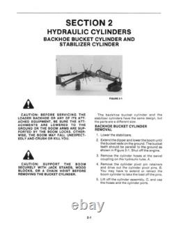 New Holland General LB-620 Loader Backhoe Service Manual Repair Shop Book