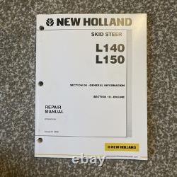 New Holland L140 & L150 Skid Loader Service Repair Manual COMPLETE
