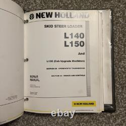 New Holland L140 & L150 Skid Loader Service Repair Manual COMPLETE