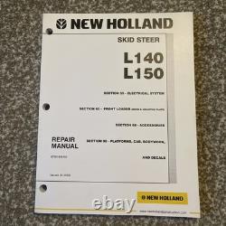 New Holland L140 & L150 Skid Loader Service Repair Manual COMPLETE