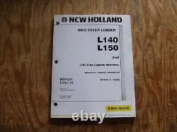 New Holland L140 L150 Skid Steer Loader Engine Shop Service Repair Manual