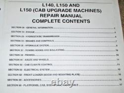 New Holland L140 L150 Skid Steer Loader Service Shop Repair Manual NH ORIGINAL