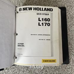 New Holland L160 & L170 Skid Steer Loader Service Repair Manual COMPLETE