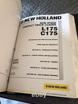 New Holland L175 C175 Skid Steer Loader Shop Service Repair Manual